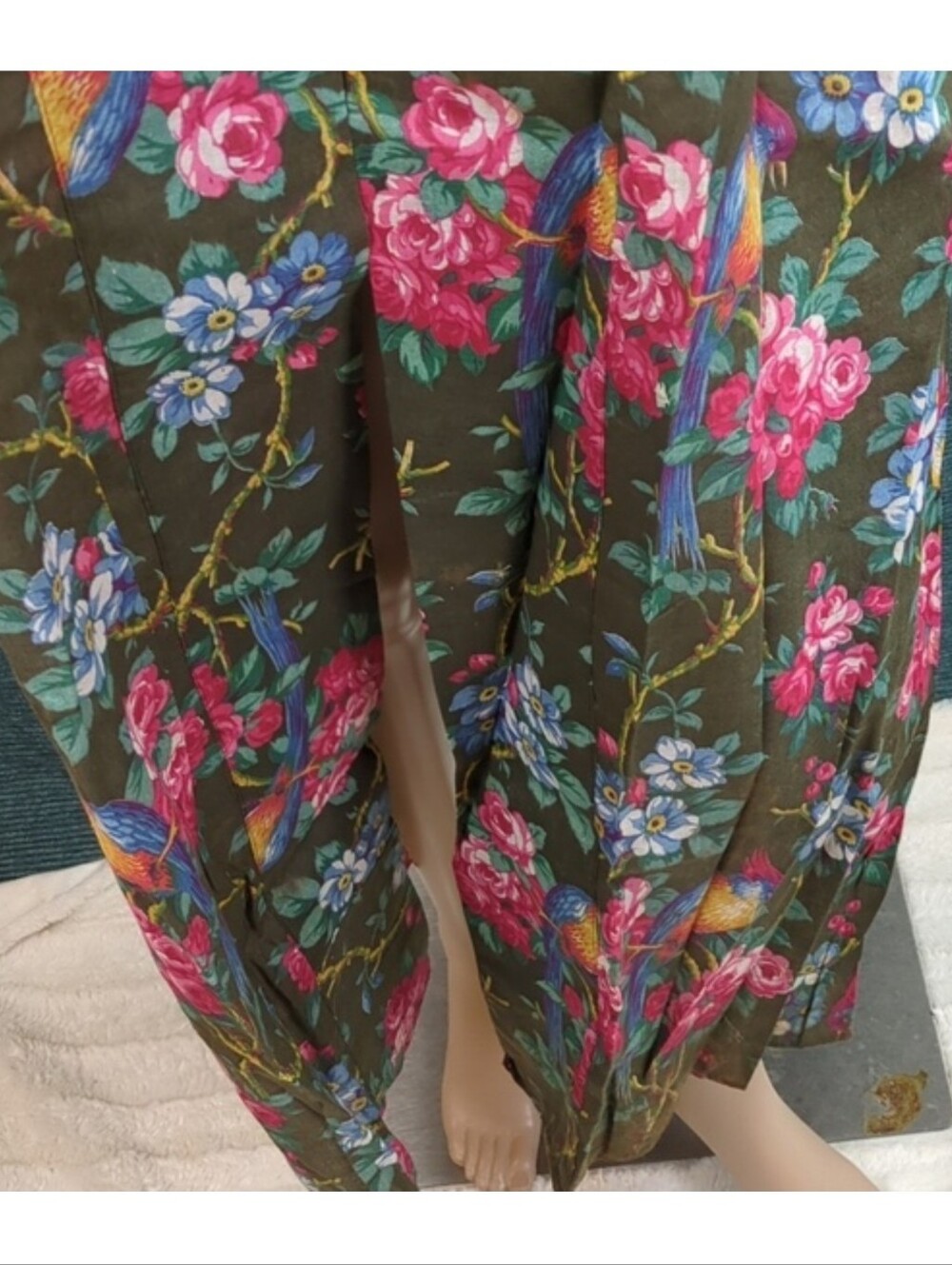 Vintage 40s Yukata Style Kimono For Kitty Rescue! - Picture 4 of 8